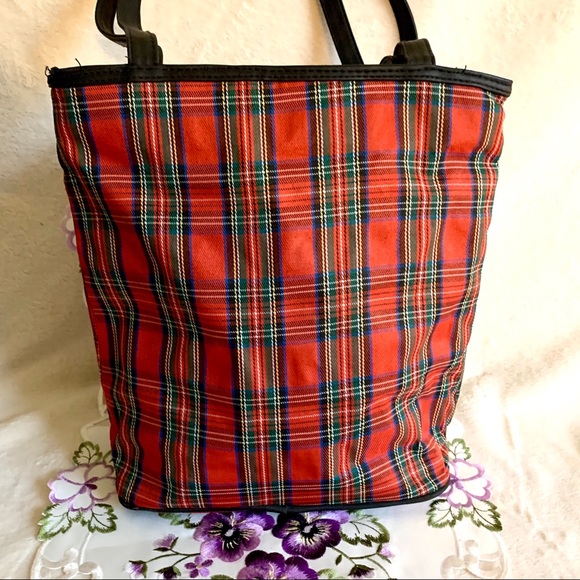 PLUTO Plaid Tote Excellent Used Condition - Picture 2 of 5